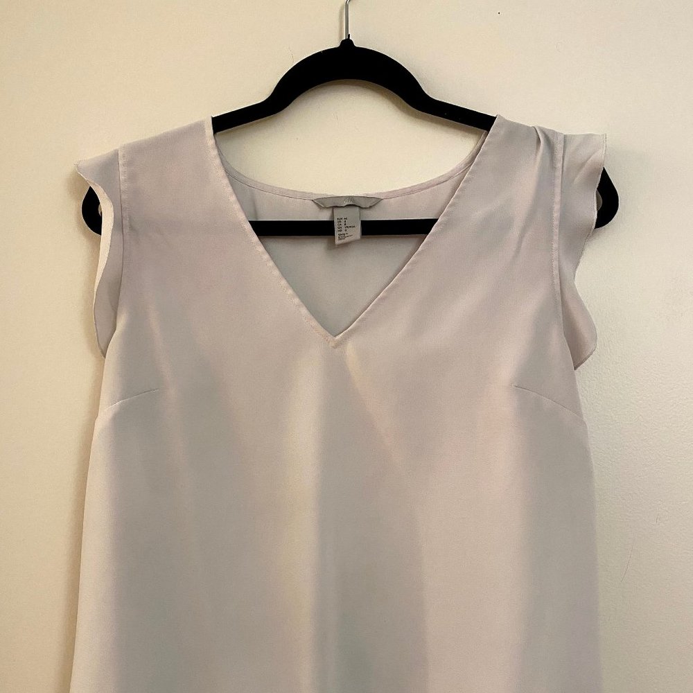 H&M White Tank Top Blouse